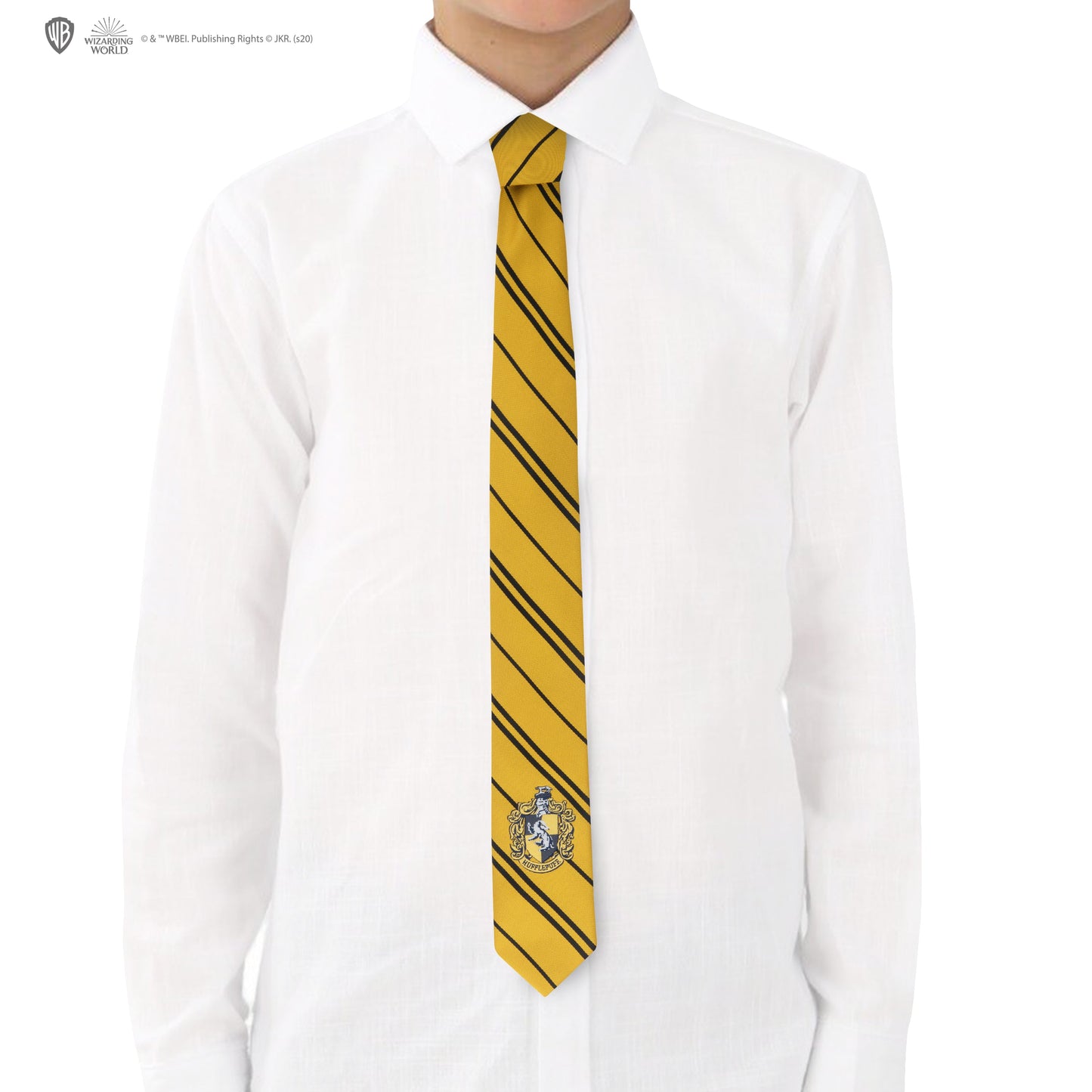 Hufflepuff Woven Crest Tie Kids