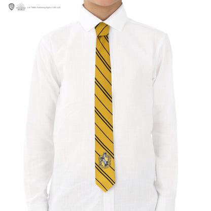 Hufflepuff Woven Crest Tie Kids