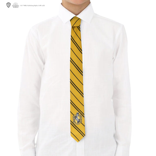 Hufflepuff Woven Crest Tie Kids