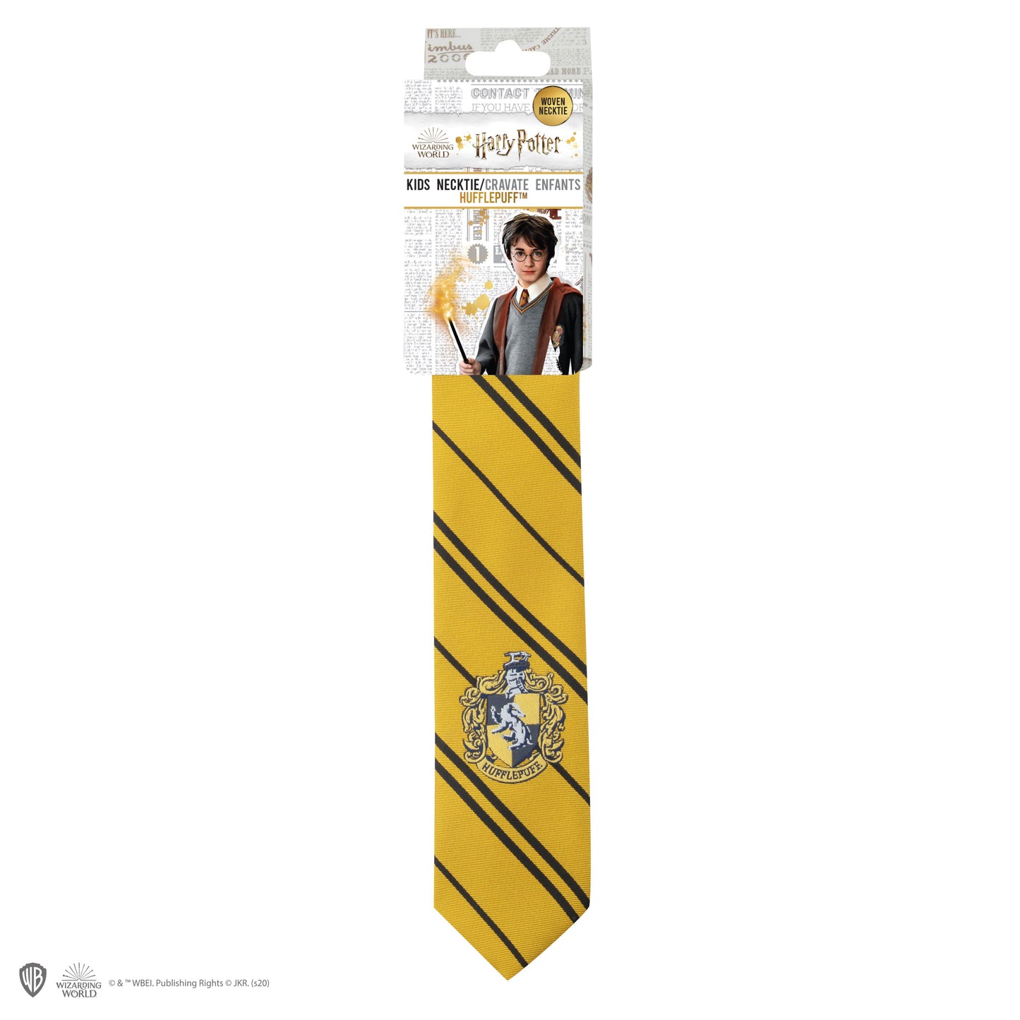 Hufflepuff Woven Crest Tie Kids