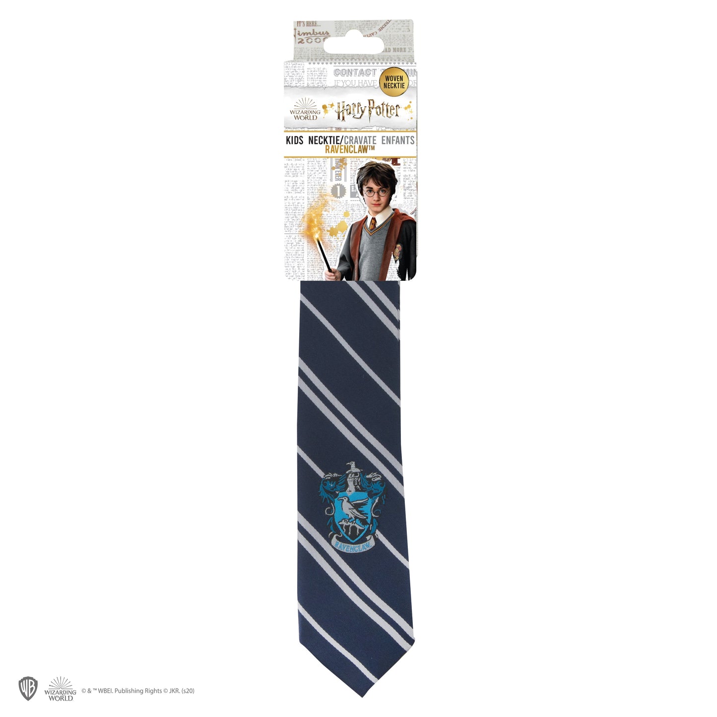 Ravenclaw Woven Crest Tie Kids