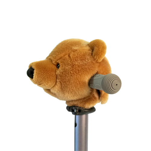 Accessoire tête de ours brun pour vélo ou trottinette enfant - Wild & Soft