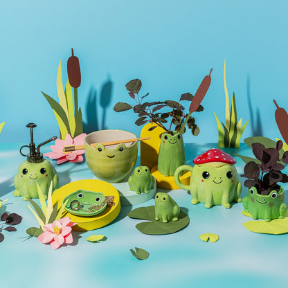 Salt and pepper frogs
