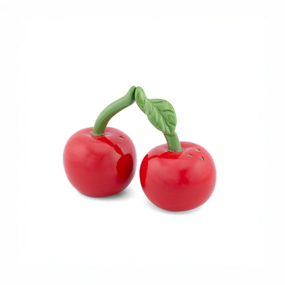 Salt and pepper, cherries