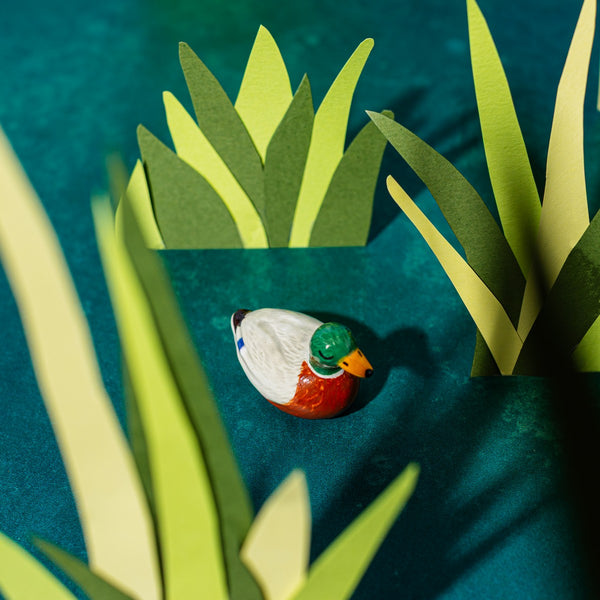 Mini Mallard Duck Figurine