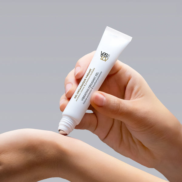 VIBRATING ORGASMIC GEL Intense excitation & localized pulsations