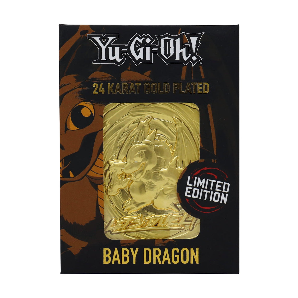 Yu-Gi-Oh! Collector's Metal Card - 24K Gold Plated Baby Dragon
