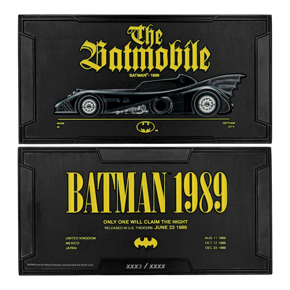 Lingot collector Batman - Batmobile XL