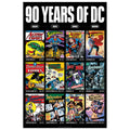 Affiche collector DC Comics - 90 Years of DC