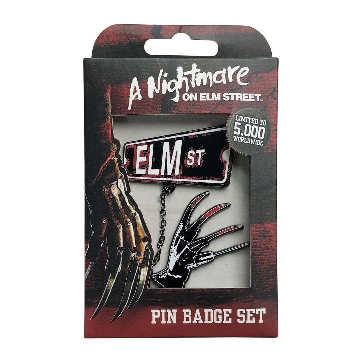Set de pin's A Nightmare on Elm St