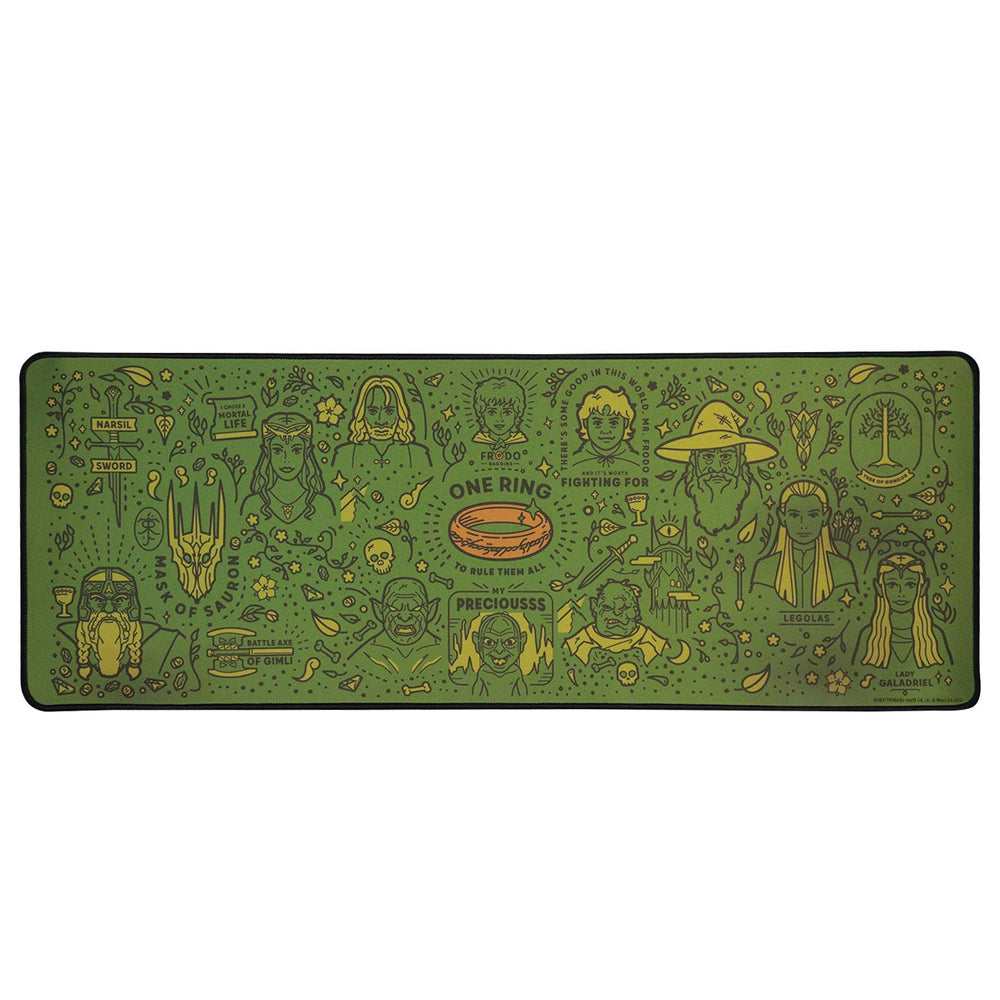 Desk pad & set de sous-verres Le Seigneur des Anneaux