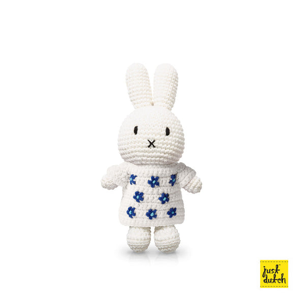 Peluche en Crochet Lapin Miffy - Bleu de Delft