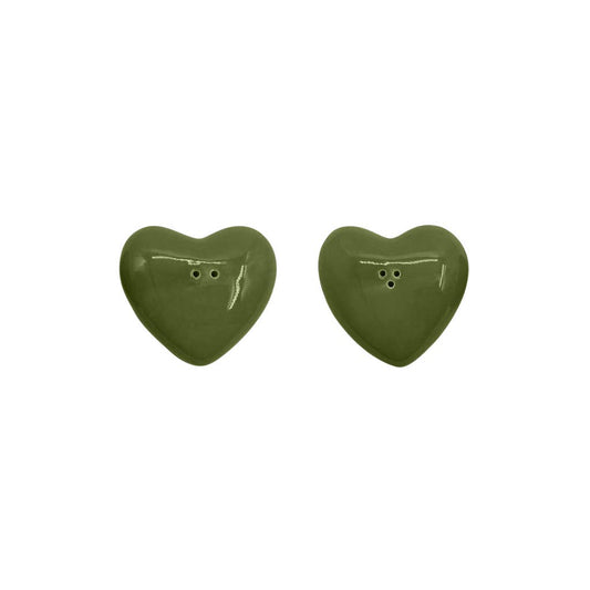 Salt and pepper Kaki heart
