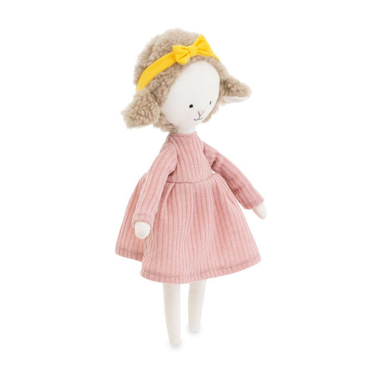 Peluche en coton Cotti Motti, Zoe la brebis - 29 cm, dès la naissance