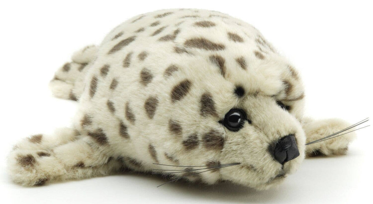 Peluche phoque à pois gris phoque