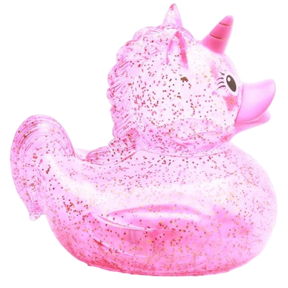 Canard Licorne Rose Pailleté XL