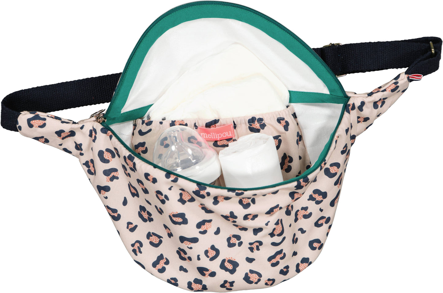 Sac banane à langer - All over Léopard