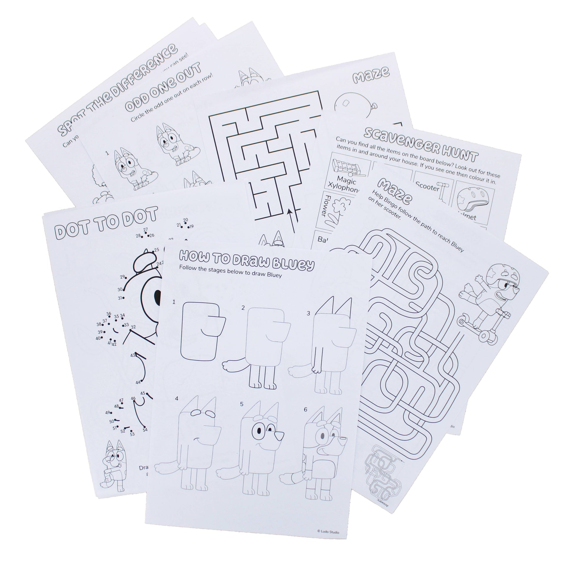 Ensemble – d'activités Bluey | Blueprint Collections – vue 3