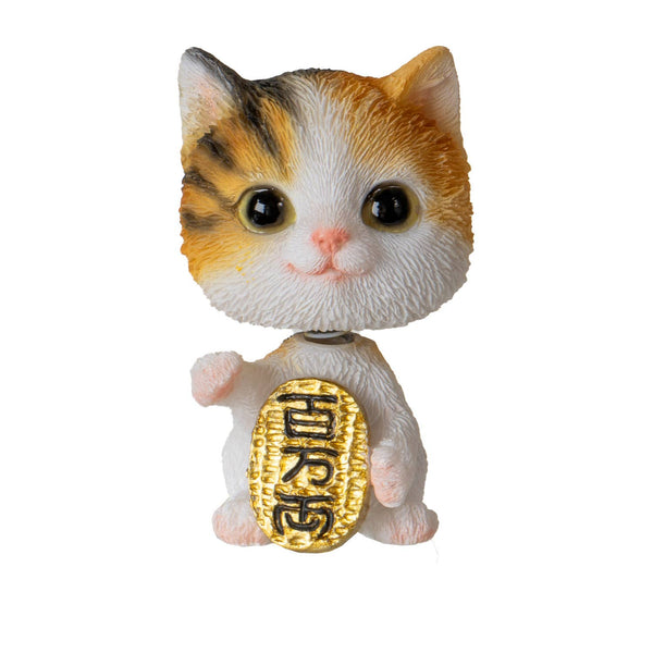 Lucky Cat Bobblehead Figure