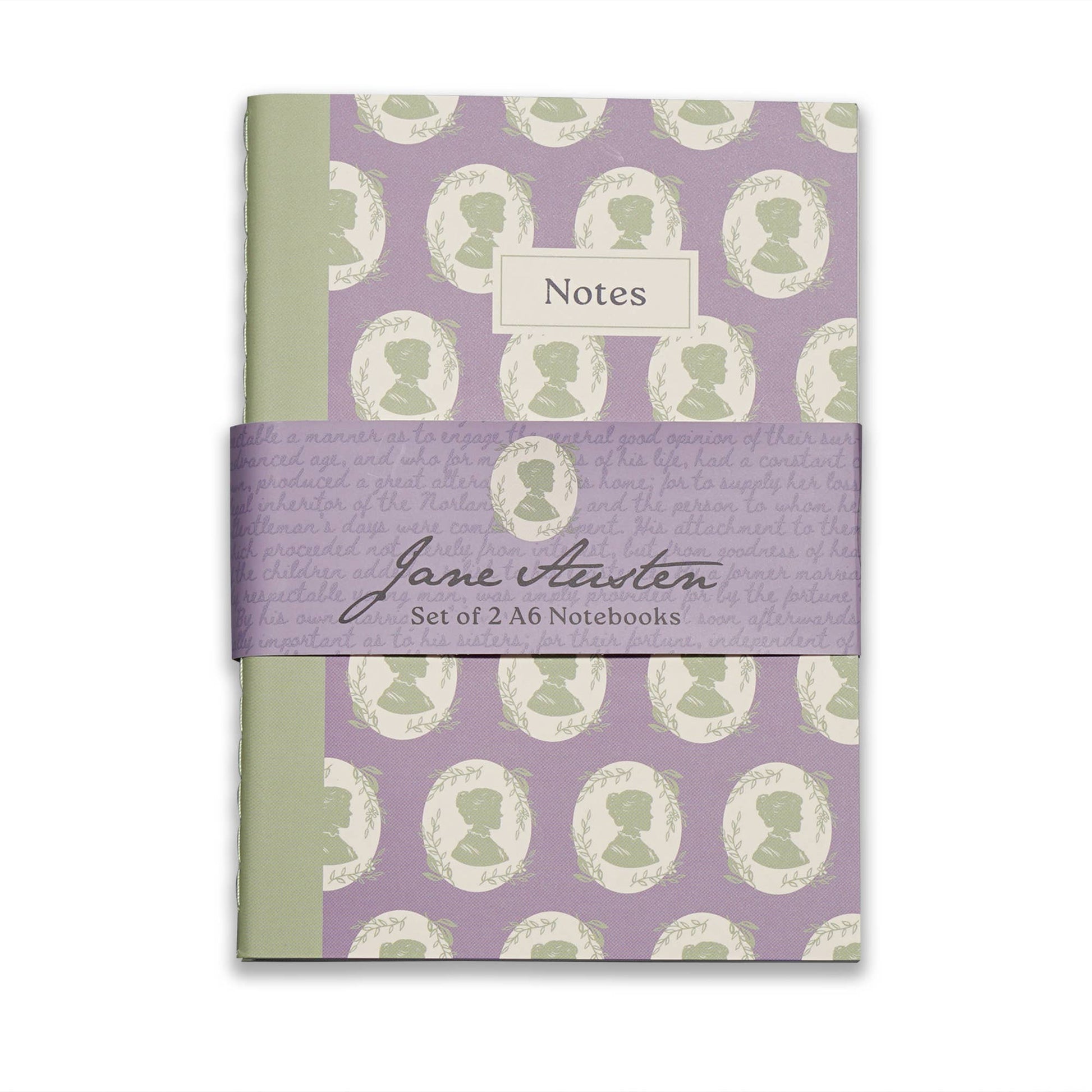 Ensemble de 2 carnets A6 Jane Austen