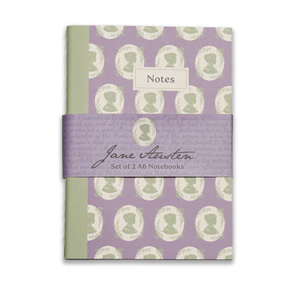 Ensemble de 2 carnets A6 Jane Austen