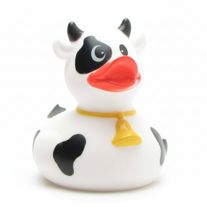 Canard Vache noire et blanche