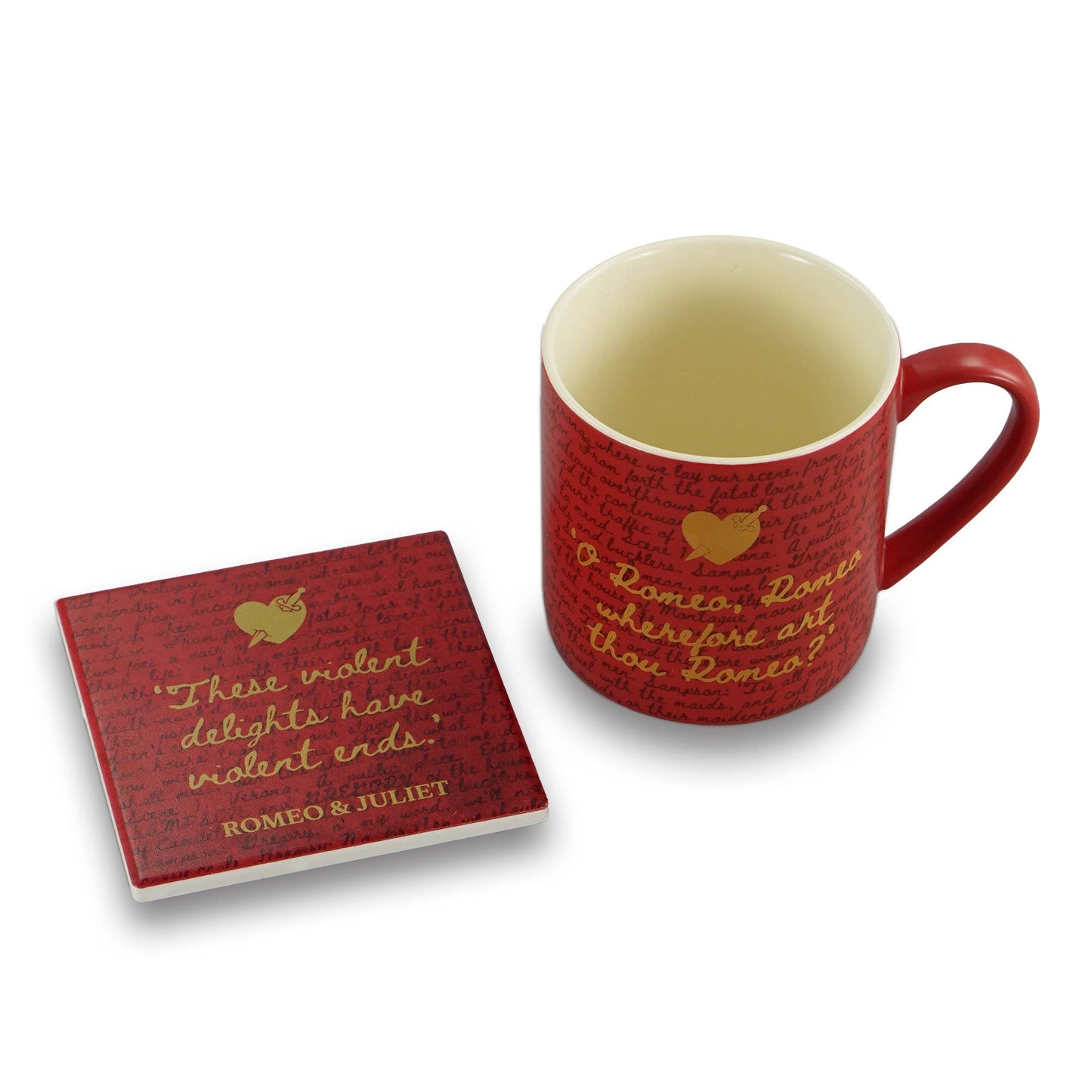 Shakespeare Romeo & Juliet Ceramic Coaster