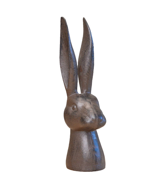 Cast iron bottle opener in the shape of a hare