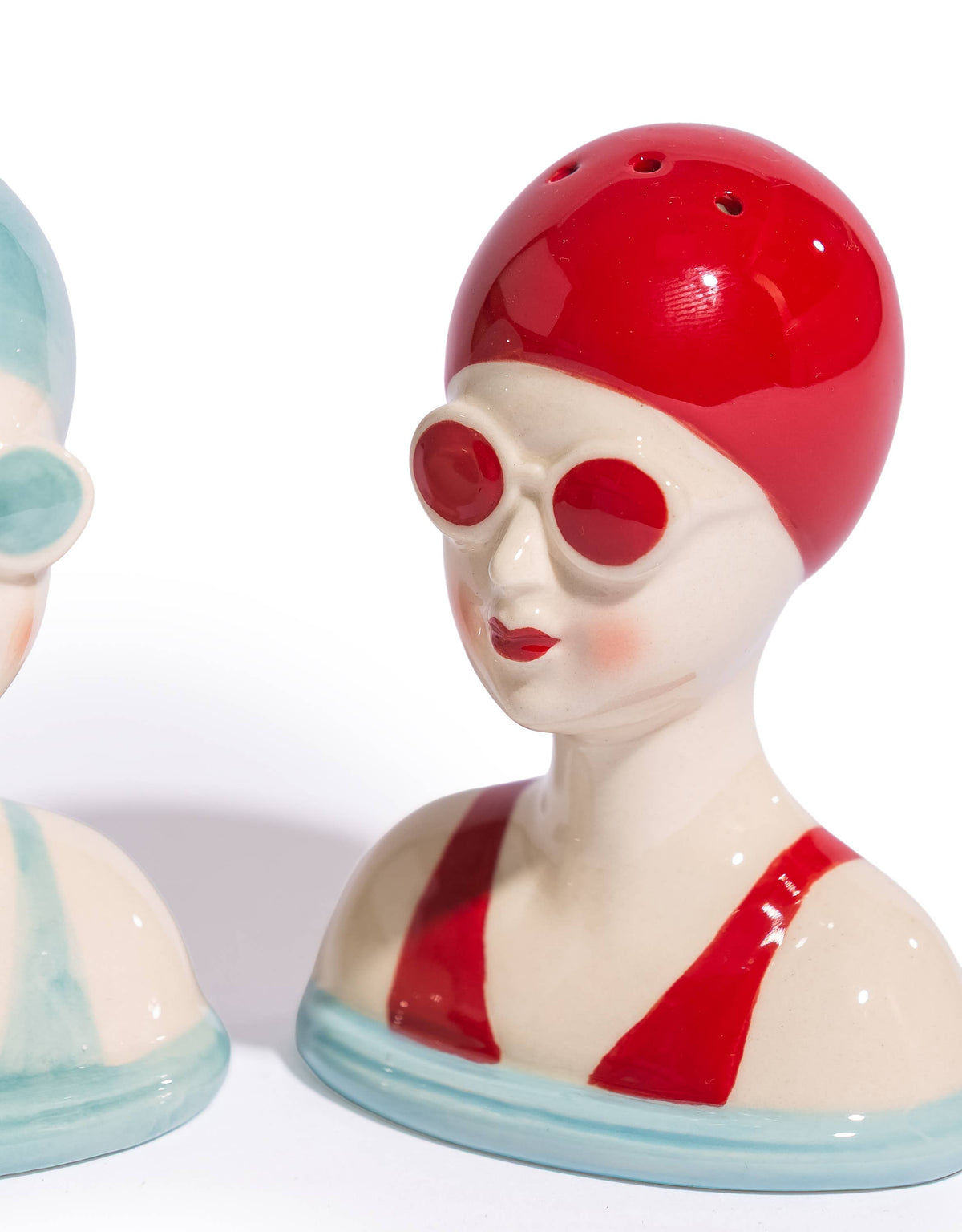 Salière et poivrière Nageurs de plage »
