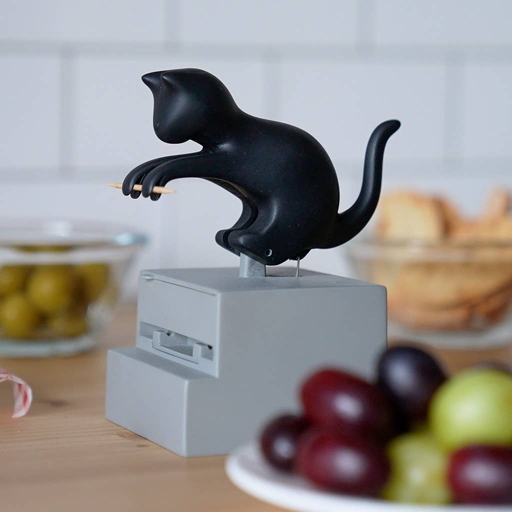 Frisky toothpick holder