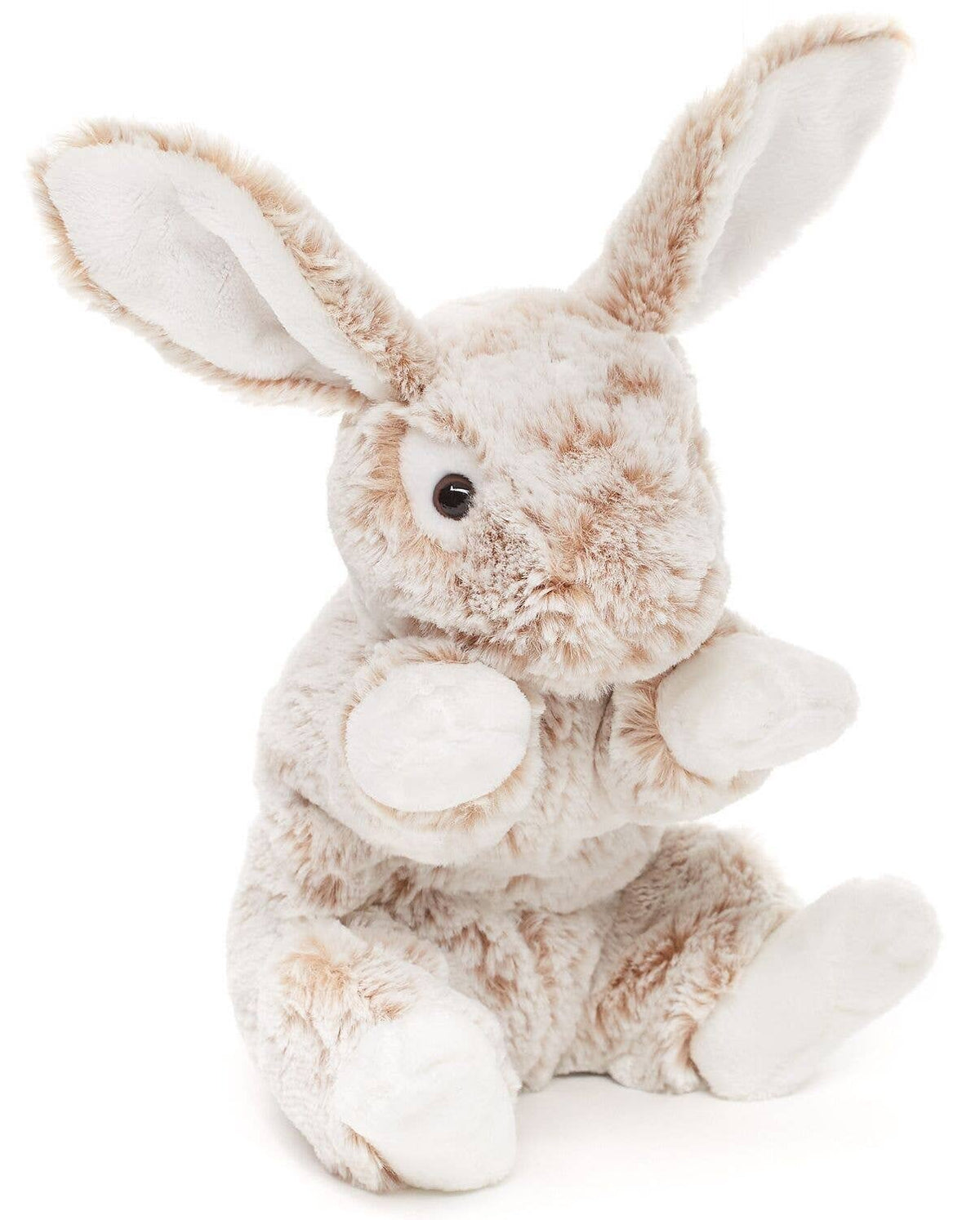 Plush bunny with droopy or plain ears