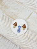 Boucles d'Oreilles Cornet de Glaces