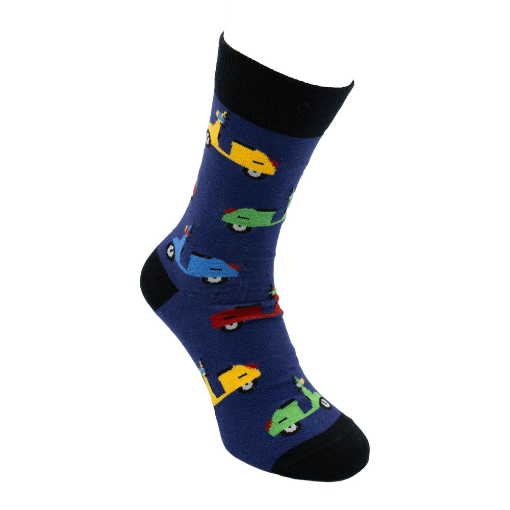 Retro Scooter Socks