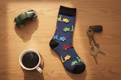 Chaussettes Scooter Rétro