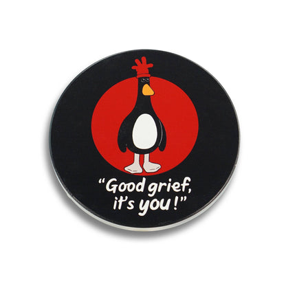 Wallace &amp; Gromit coasters - Feathers