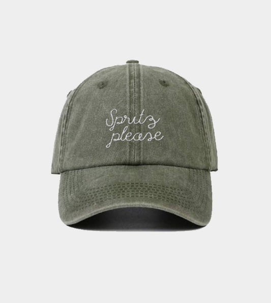 Spritz Please Embroidered Cap