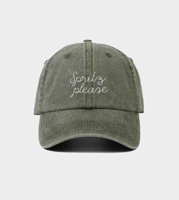 Casquette Brodée Spritz Please - casquette brodée Juste un T-shirt