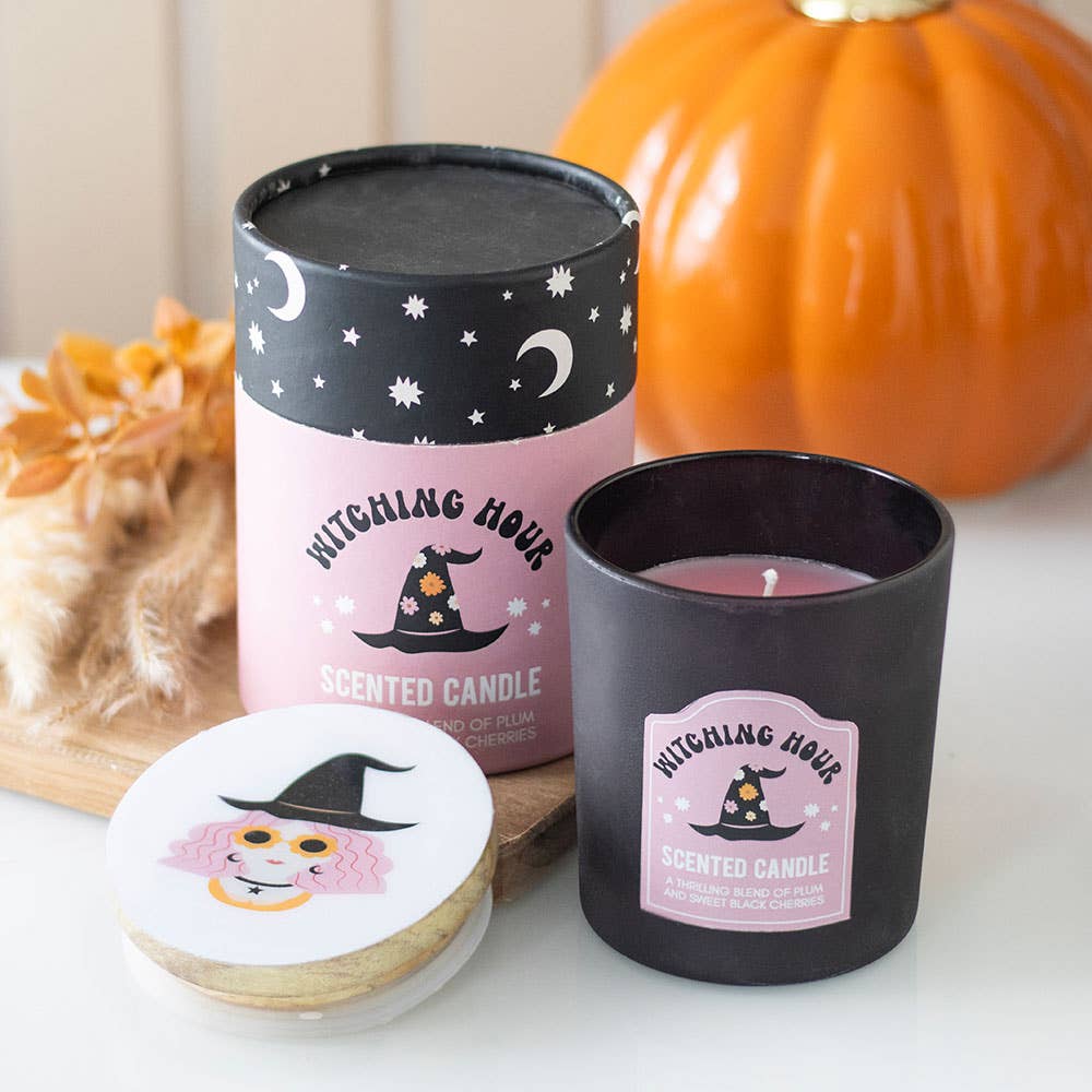 Bougie Halloween Witching Hour aux senteurs de prune et cerise noire