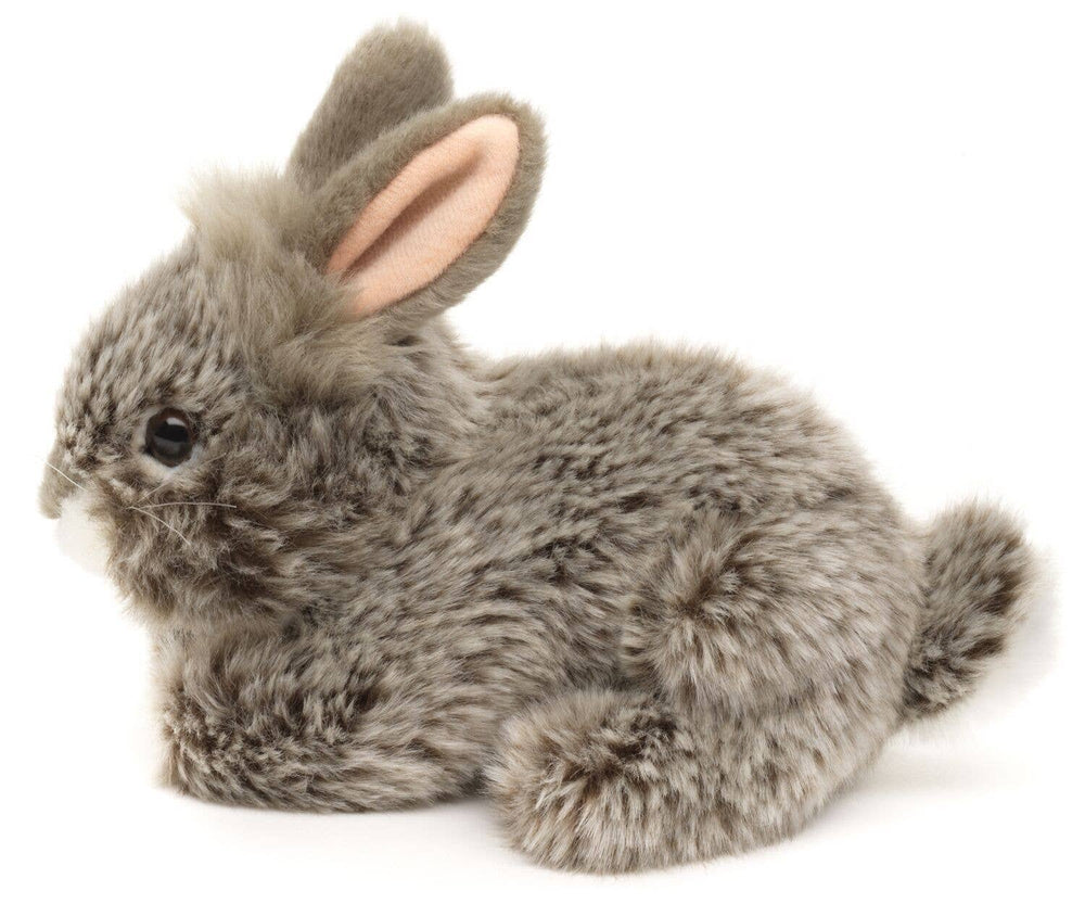 Peluche Lapin Angora Gris
