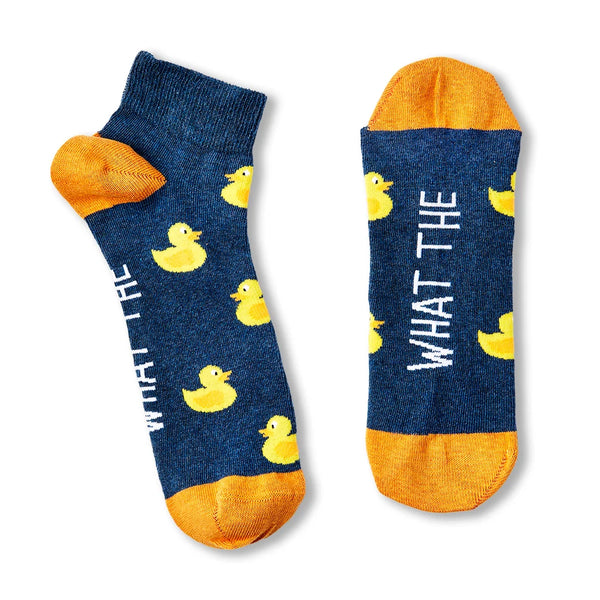 "What The Duck" Short Duck Socks