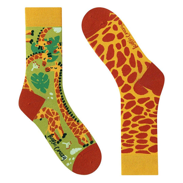 Mismatched Giraffe Socks
