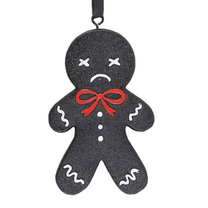Spooky Gothic Gingerbread Christmas Ornament