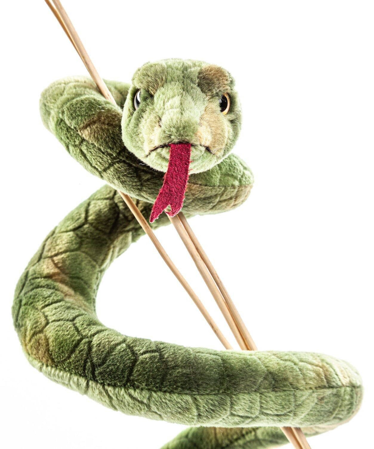 Peluche serpent vert