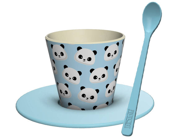 "Pandastic" Panda Mug, Spoon and Saucer Set