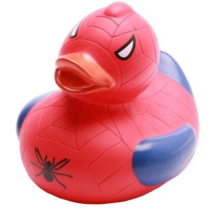 Canard Super-héros Rouge-Bleu XL