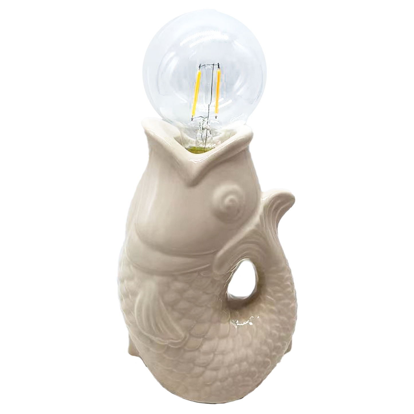LED fish sand decoration battery-operated W13.5 D8.2 H27cm