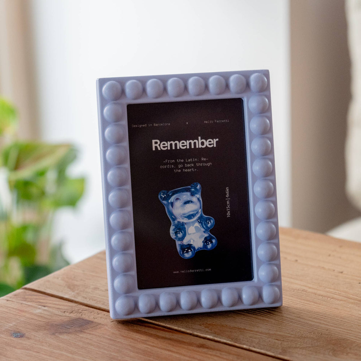 Bubble “Memory” Photo Frame Purple