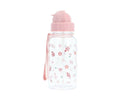 Gourde en Tritan Feuilles et Fleurs Roses - 500 ml