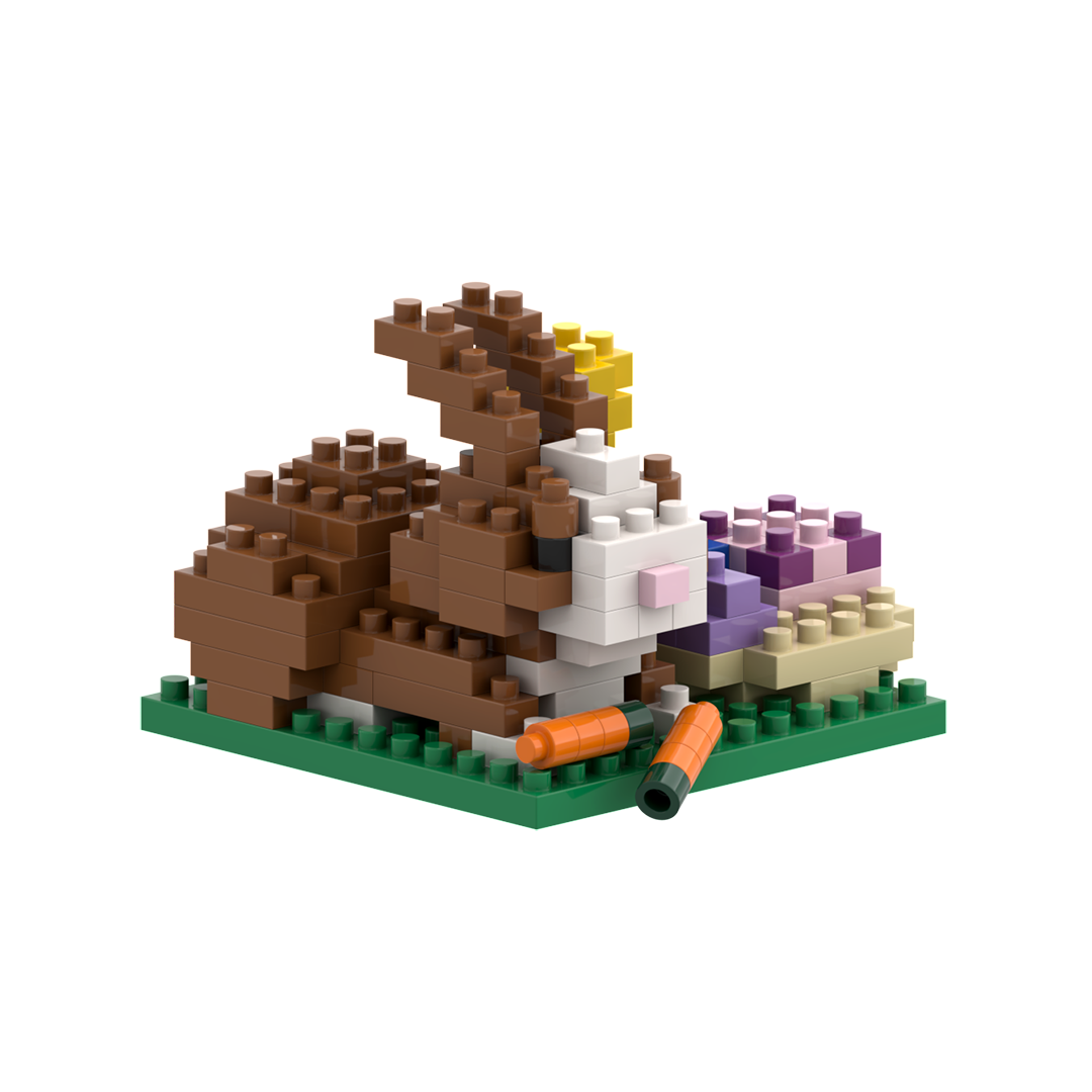 BRIXIES Easter Bunny Postcard