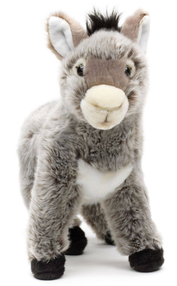 Standing donkey - 28 cm (height) - soft toy/plush